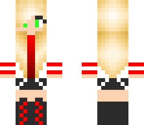 red tomboy girl