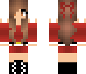 black red girl