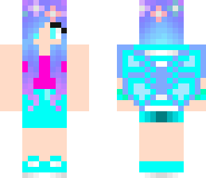 rainbow prom girl