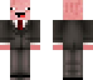 derpy pig in a suit