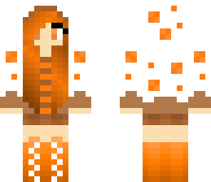 orange cake girl