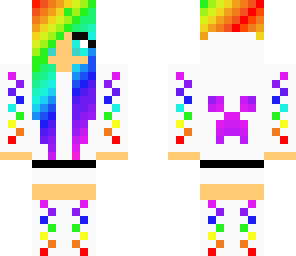 rainbow girl