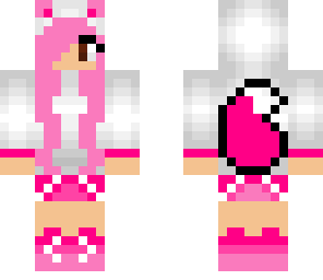 pink fox girl