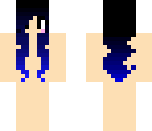 black2blue hair