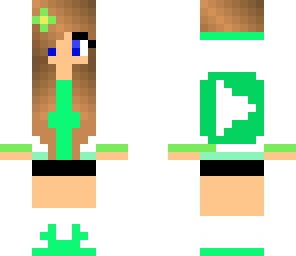 green youtube girl