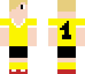 yellow hockey outfit