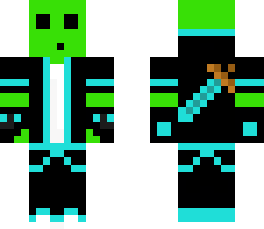cyan slime hoodie