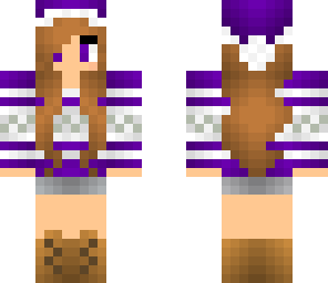 dark purple winter girl