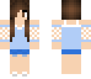 cool blue girl