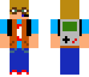 fweffwey with gameboy backpack