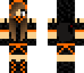 ninja girl orange