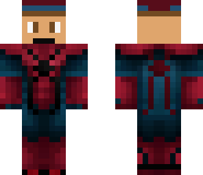 me with short hair in a spider-man costume