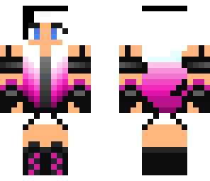 futuristic girl pink