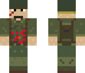 ww2 soldier with a bullet hole