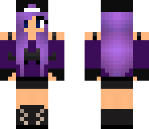 purple hair girl