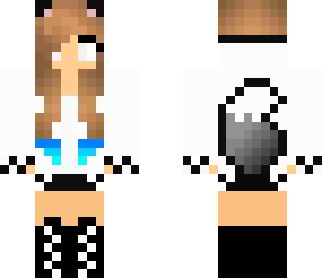 blue foxy herobrine girl