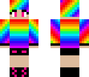 rainbow girl