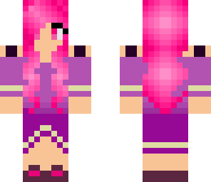 bubblegum hair girl