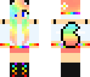 rainbow girl cutie