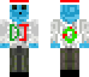 christmas blue slime