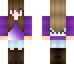 cute purple girl