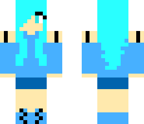 blue girl