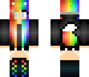 rainbow wolf