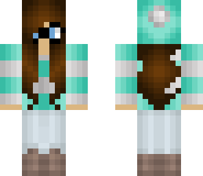 minty winter girl