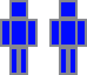 blue man