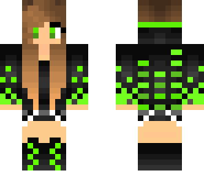 neon green girl