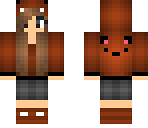 girl with teddybear-hoodie