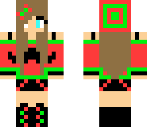 christmas mustache girl