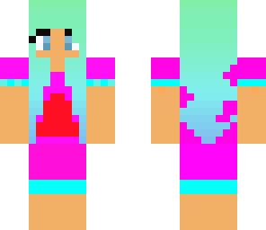 pink and blue
