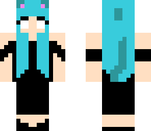cute herobrine girl kitty