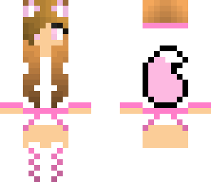 pink wolf girl