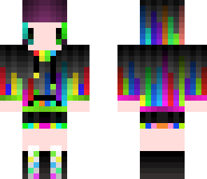 girl colorful