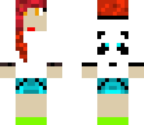 red head panda hoodie