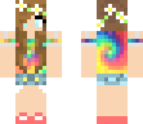 tie dye girl