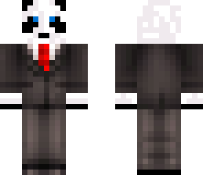 panda in suit