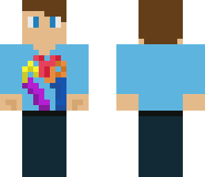 teen boy blue shirt
