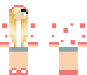 pink cake girl
