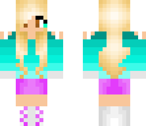 blue lover gamer girl