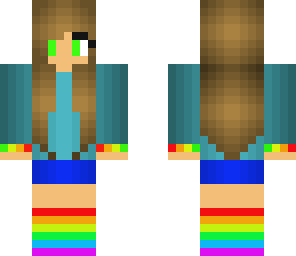rainbow girl