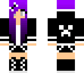 purple gamer girl