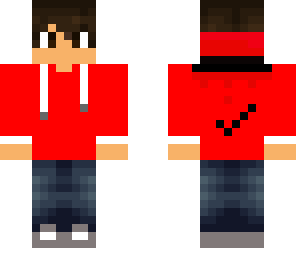awesome red hoodie boy