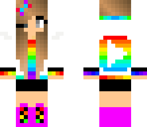 rainbow youtube girl