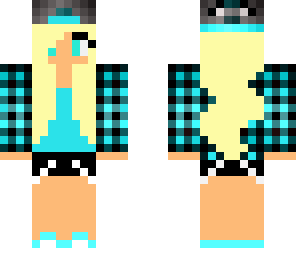 blue girl