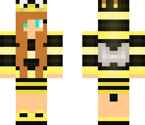 bumble bee holloween skin