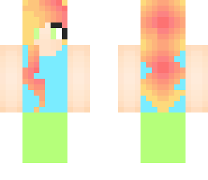 bright sunset girl