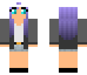 purple hair